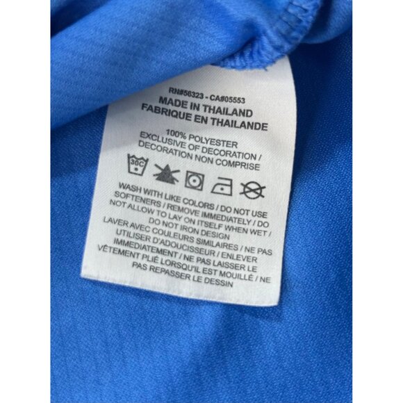 Nike‎ Mens Dri-Fit Standard Fit Polo Large Blue Subtle Camo - Picture 6 of 7